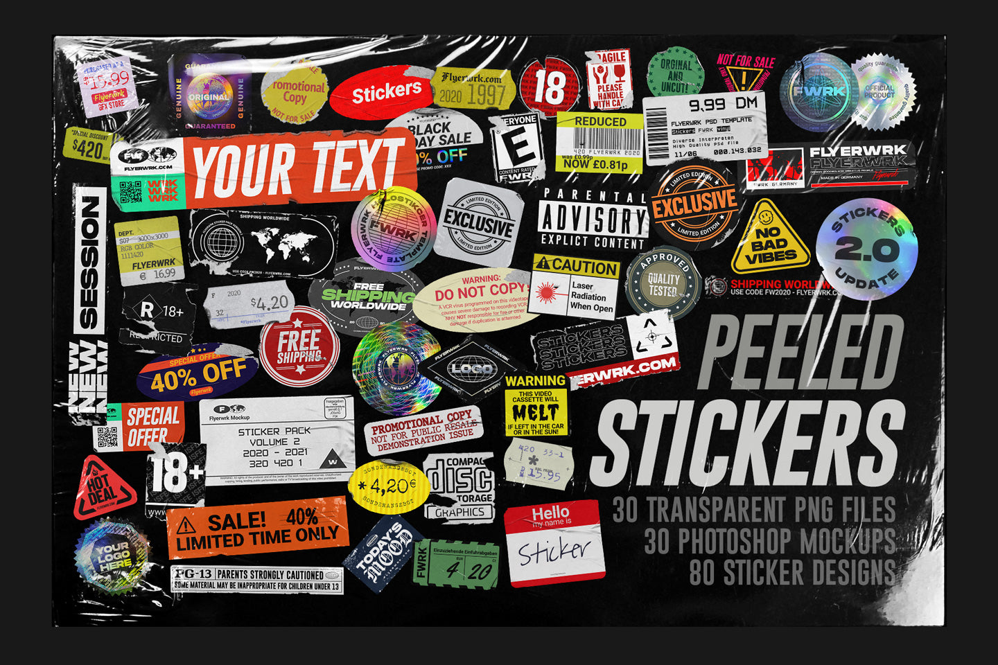 Peeled Stickers – flyerwrk